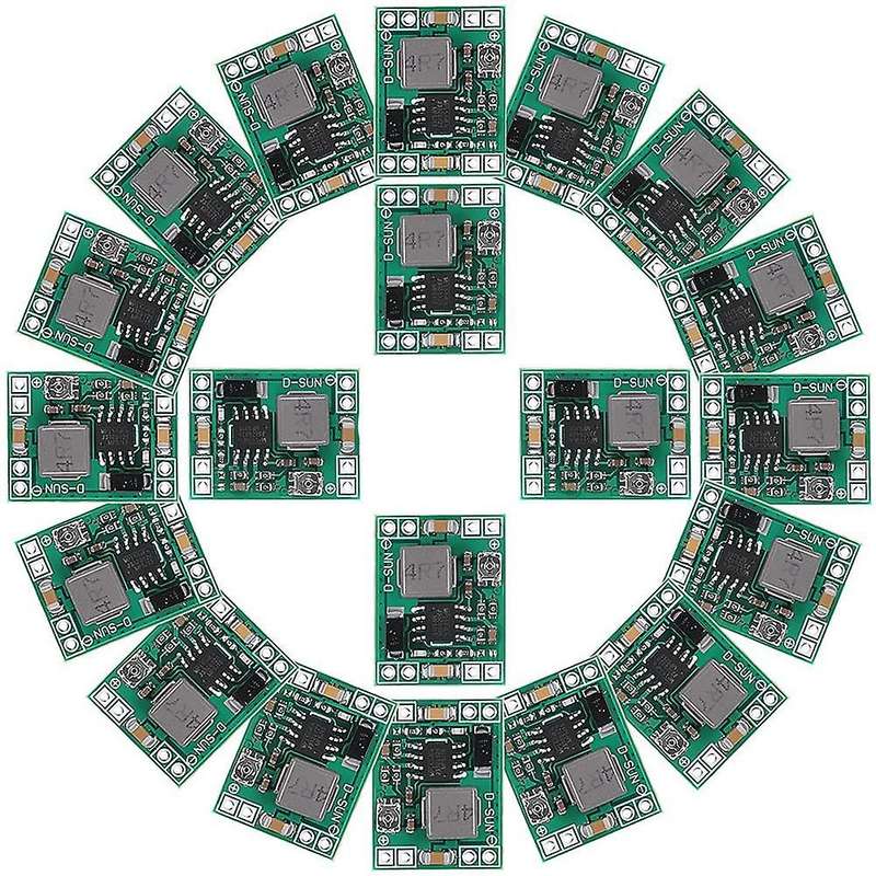 20 Pcs Mp1584en Dc-dc Buck Converter Adjustable Power Supply Module