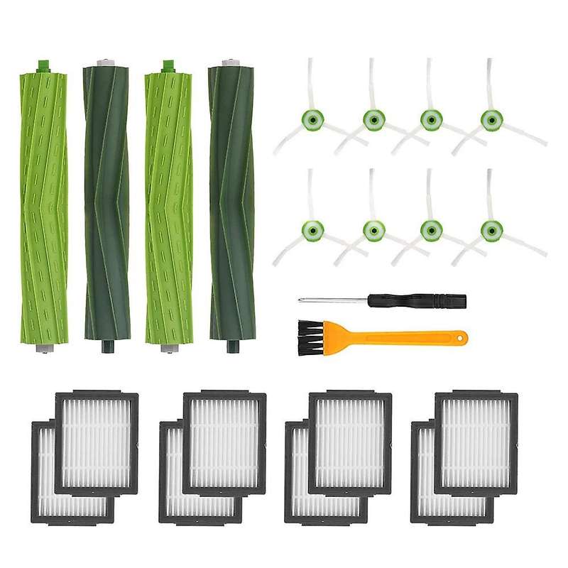 22pcs Rolling Brush Hepa Filter Side Brush for Irobot Roomba