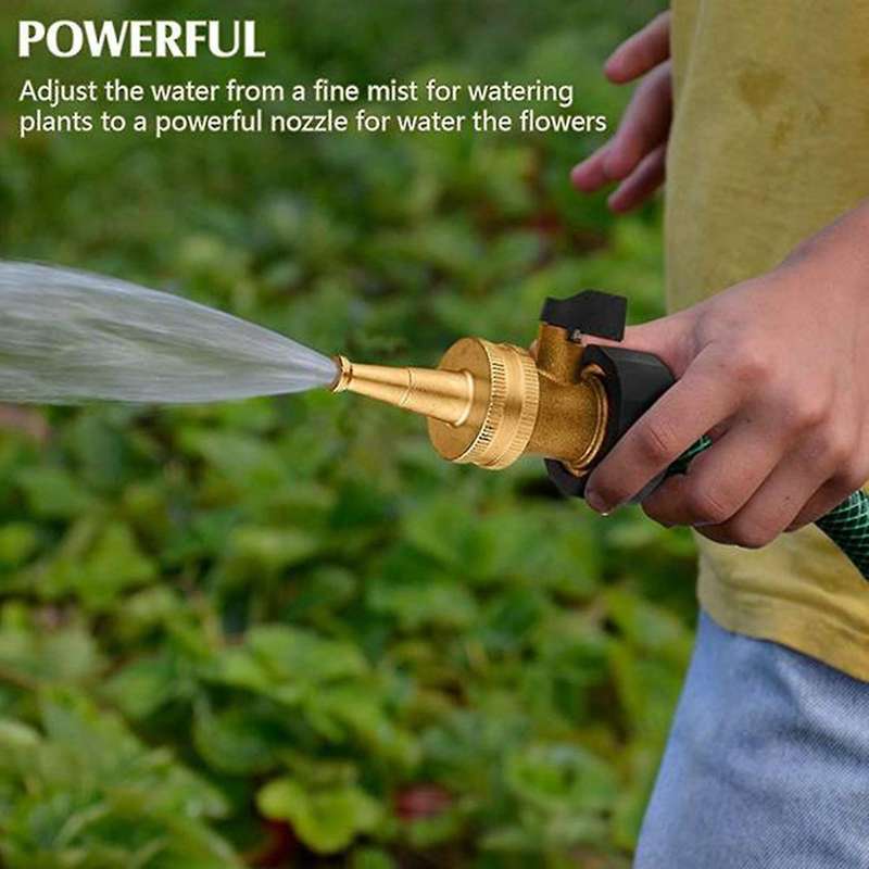 Adjustable Hose Nozzle and Jet Sweeper Nozzle Set Include Hose Nozzle