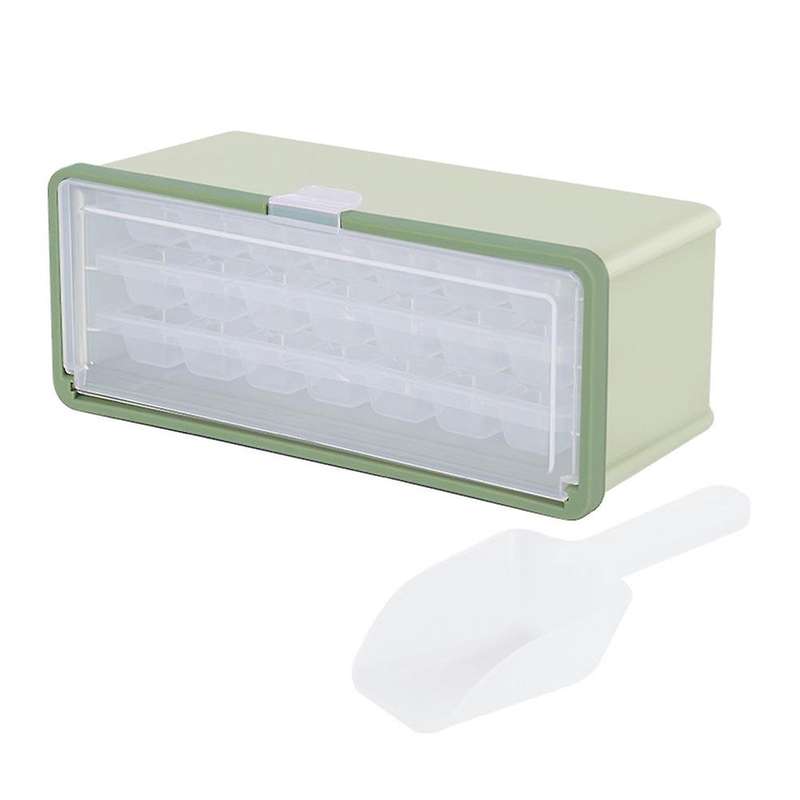 Ice-cube Tray with Lid and Bin, Ice Tray Comes with Ice Container