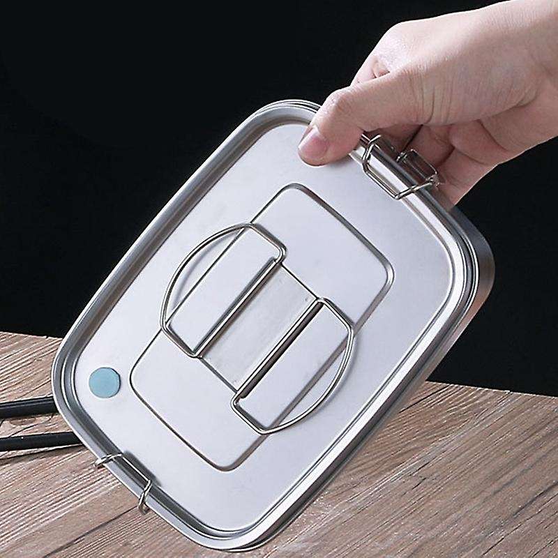 Large Capacity Sandwich School Office Lunch Box Bento Dinnerware 1.5l
