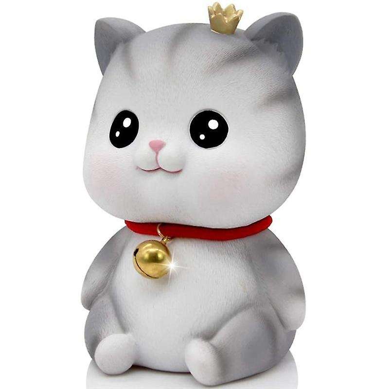 Cute Cat Decorative Saving Bank,home Decoration Coin Bank,eyes Open