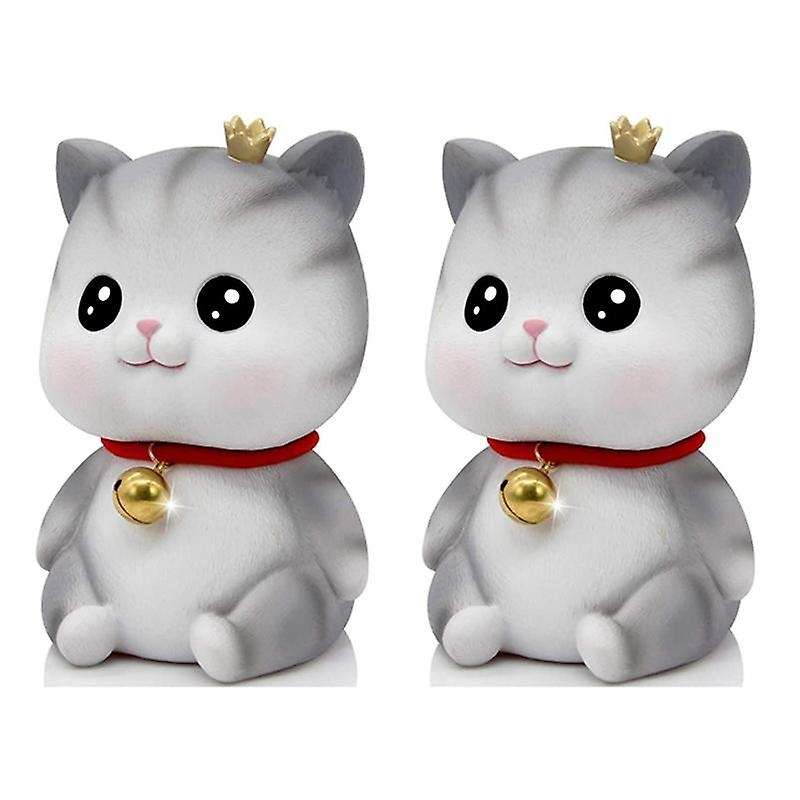 Cute Cat Decorative Saving Bank,home Decoration Coin Bank,eyes Open