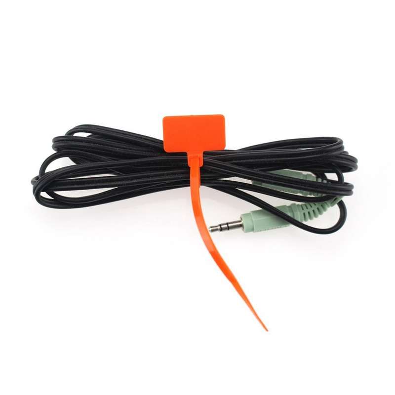 500 Pcs 7colors Nylon Cable Marker Wire Zip Mark Tags Power Marking
