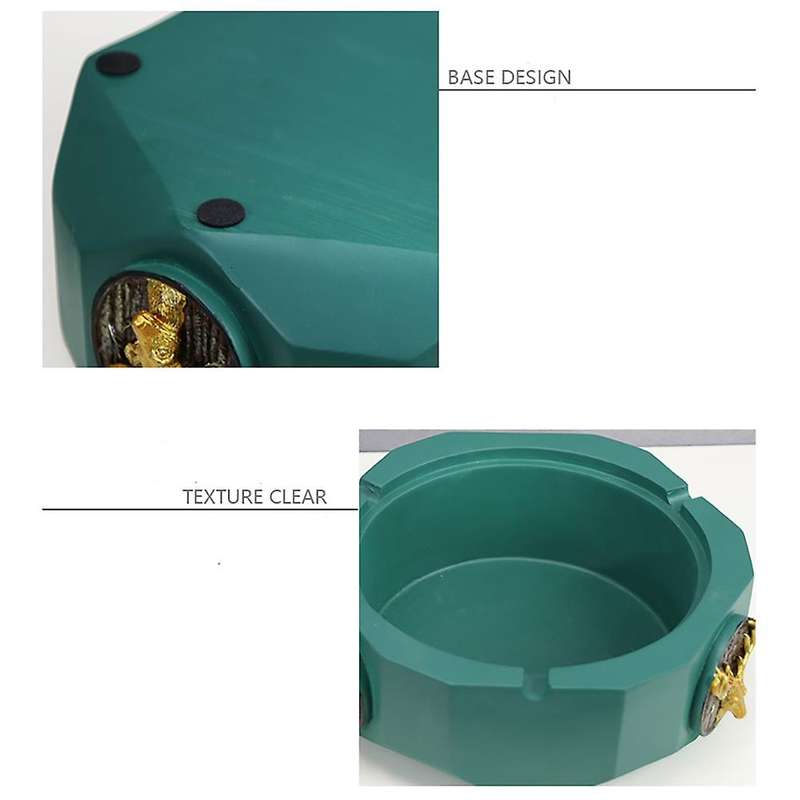 Creative Ashtray with Lids Windproof Ashtray for Home Office Decor