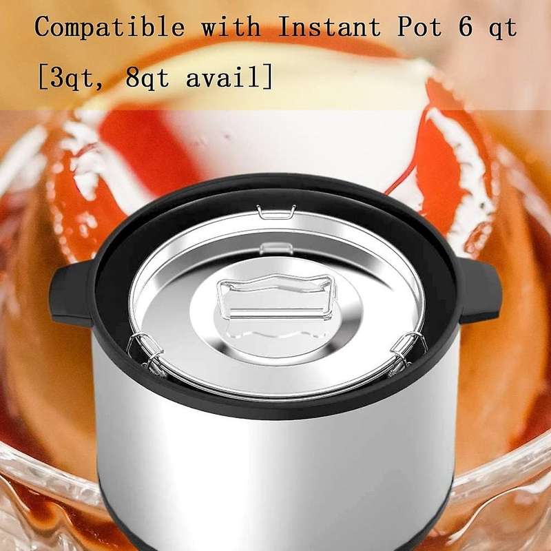Stainless Steel Flan Mold 60 Oz,compatible with 6 Qt(3 Qt,8 Qt Avail)