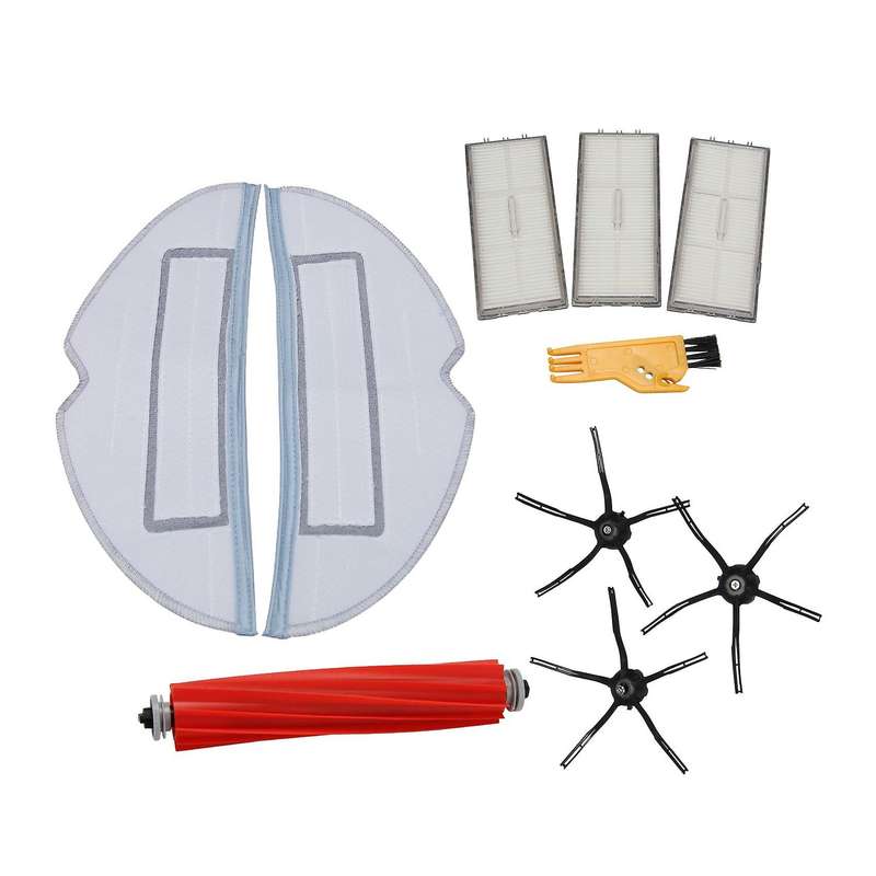 For Roborock S7 T7s with Main Brush & Filter & Side Brush & Mop Cloth