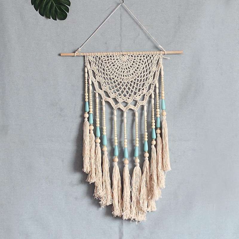 Macrame Wall Hanging Woven Tapestry Boho Chic Tassels Pendant
