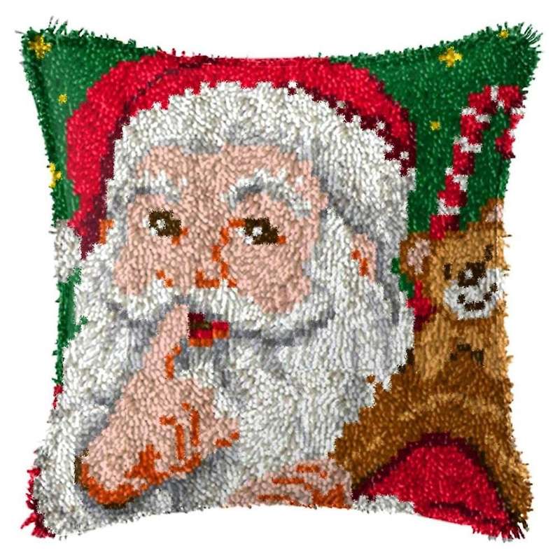 Latch Hook Kits for Diy Throw Pillow Cover, Cushion Cover 16.5inch