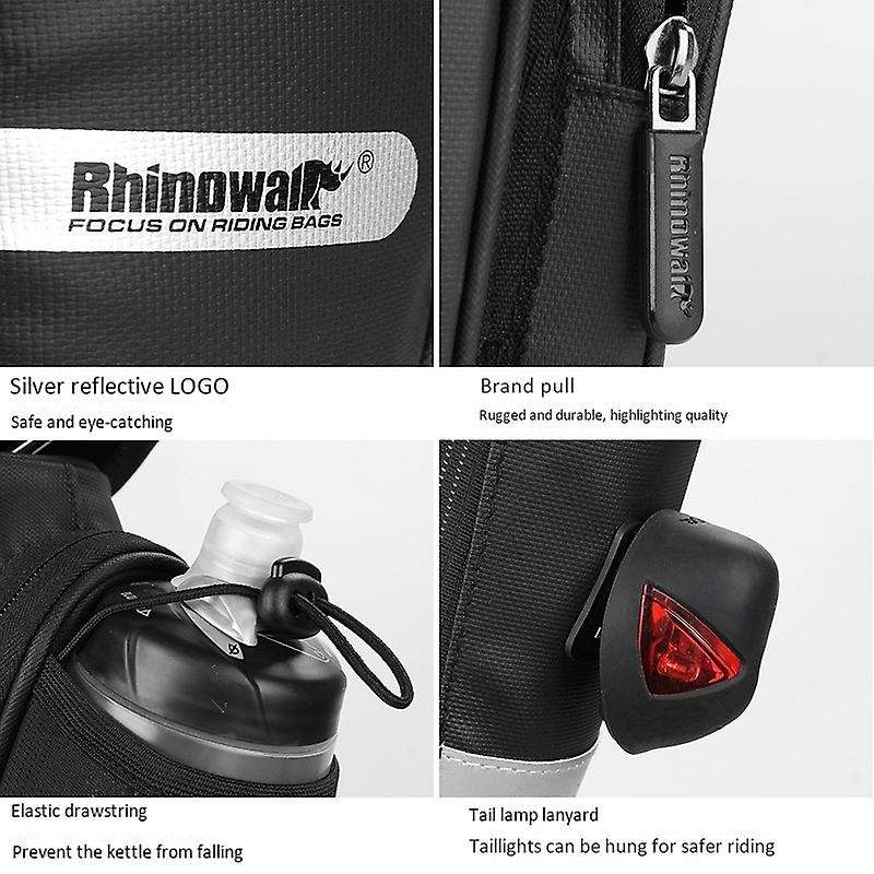 Rhinowalk Cycling Full Waterproof Seatpost Bag Bicycle Saddle Pannier