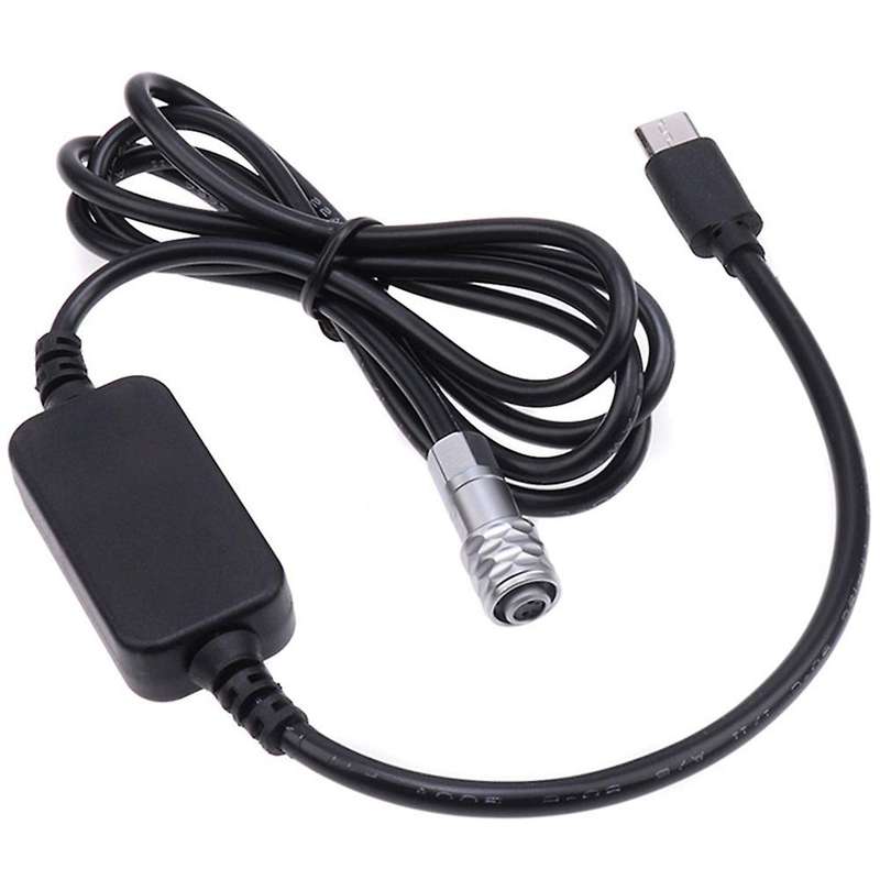 12v Usb Type-c Adapter Power Cord for Bmpcc 4k/6k/ 6k Pro Cameras