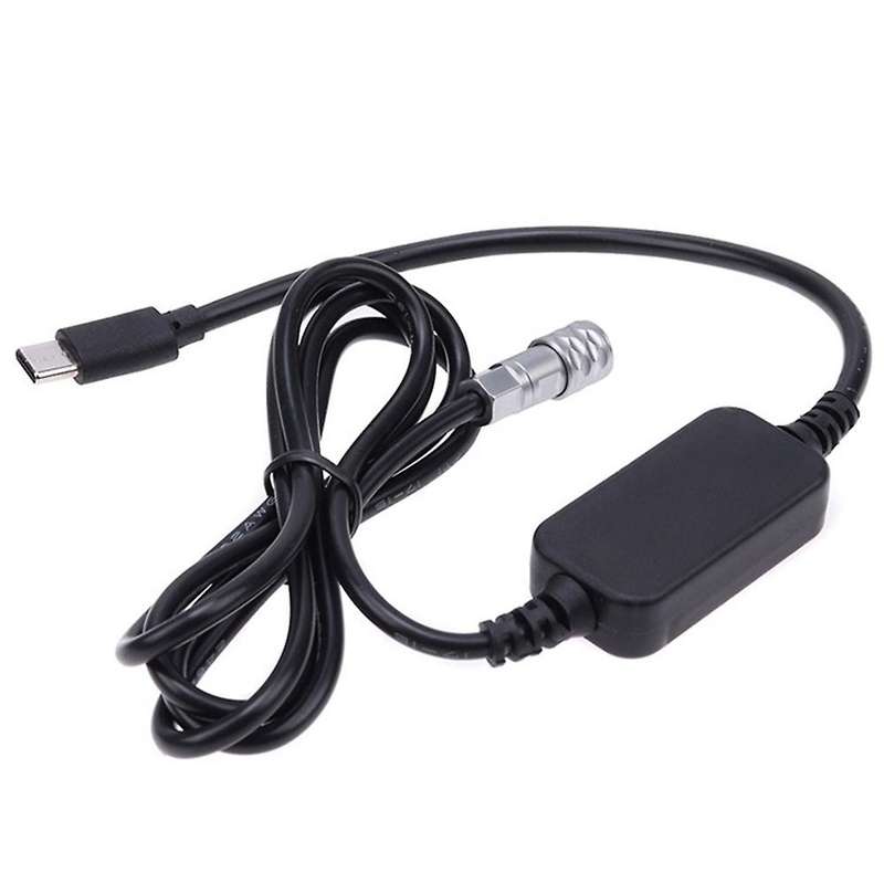12v Usb Type-c Adapter Power Cord for Bmpcc 4k/6k/ 6k Pro Cameras
