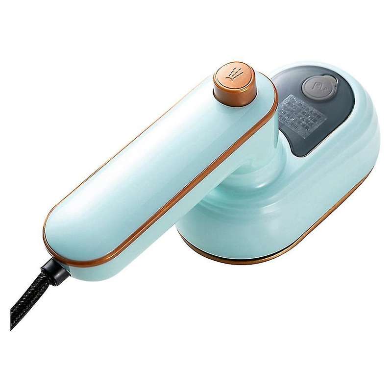 Portable Mini Steam Iron Wet and Dry Ironing Machine Blue Eu Plug