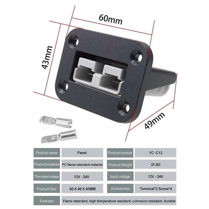 Suitable for Anderson Plug Connector Terminal 50a Cable Car Connector