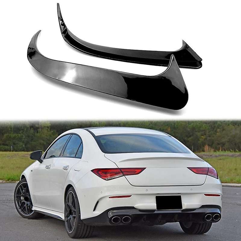 1 Pair Car Rear Bumper Spoilers Canard for Mercedes-benz C117 Cla200