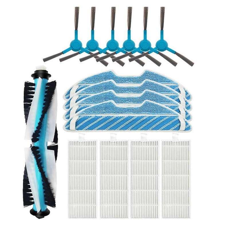 Replacement Hepa Filter Mop Cloth Roller Side Brush Accessories
