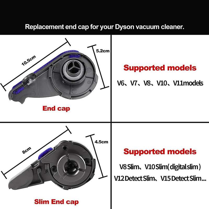 Roller Brush Bar End Cap Cover for Dyson V6/v7/v8/v10/v11