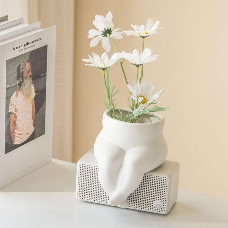 Human Body Vase Ass Vase Flower Pots Decorative Art Ceramic Vases