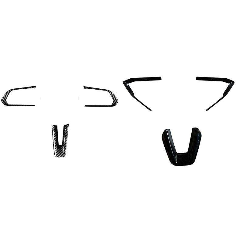 Carbon Fiber Steering Wheel Frame Cover, for Mazda 3 Cx-30 2019 2020