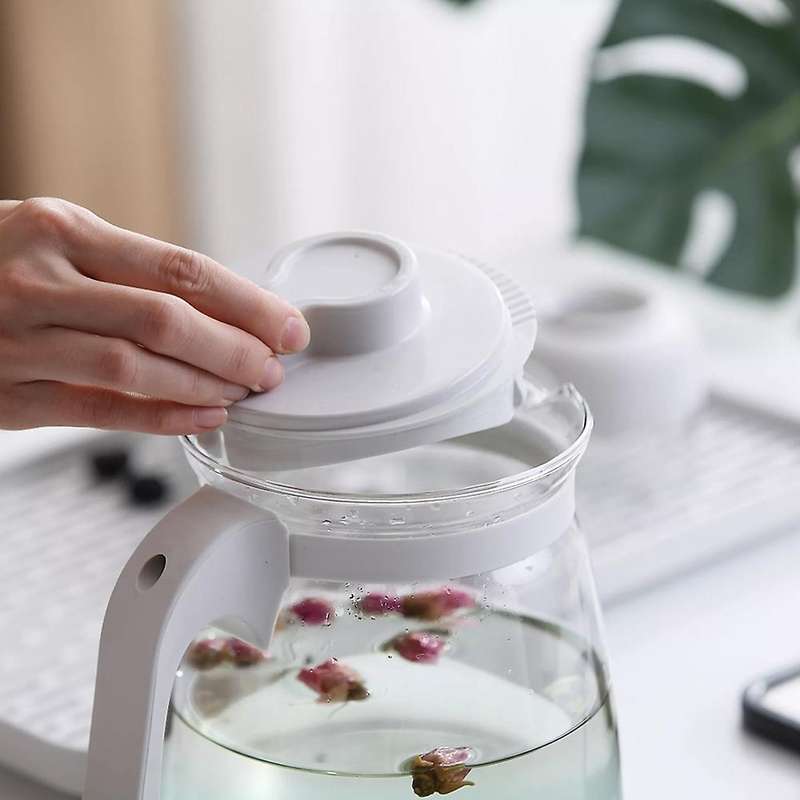 High Borosilicate Glass Cold Water Jug Large Capacity Household White