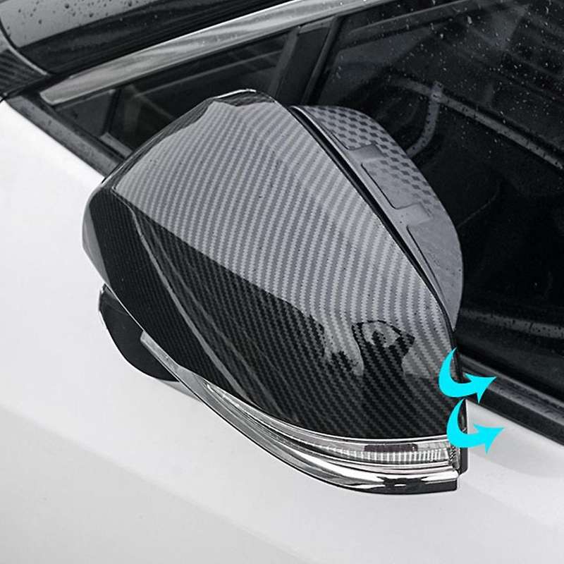 For Toyota Harrier Venza 20-22 Silver Rearview Mirror Rain Trim