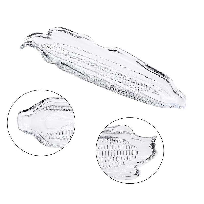 6 Pack Corn Trays + 12 Pcs Corn Holders Plastic Dinnerware for Corn