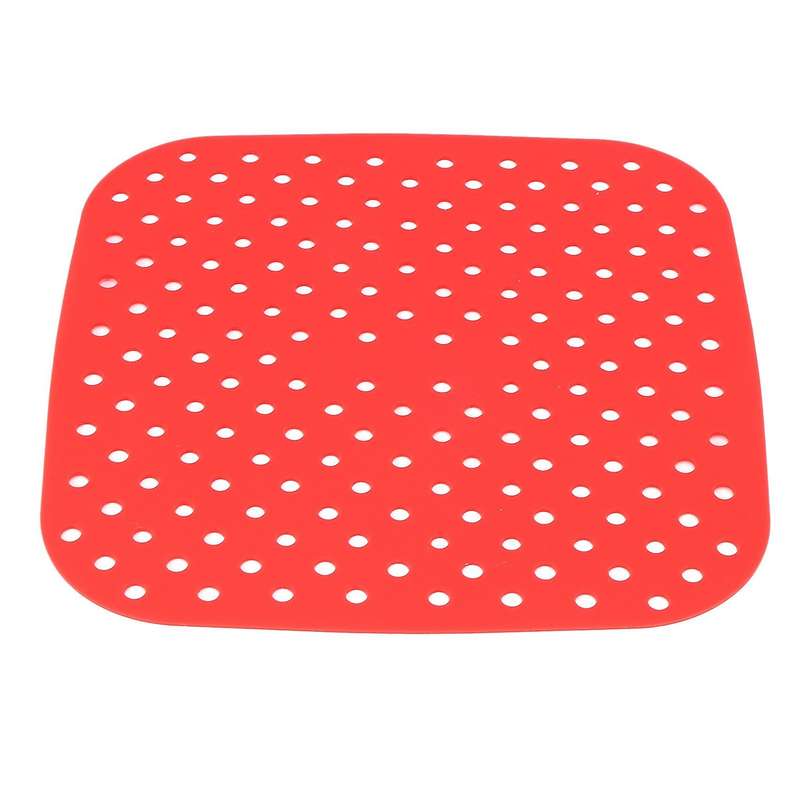 4 Packs Reusable Air Fryer Liners Silicone,8.5 Inch Square Mats