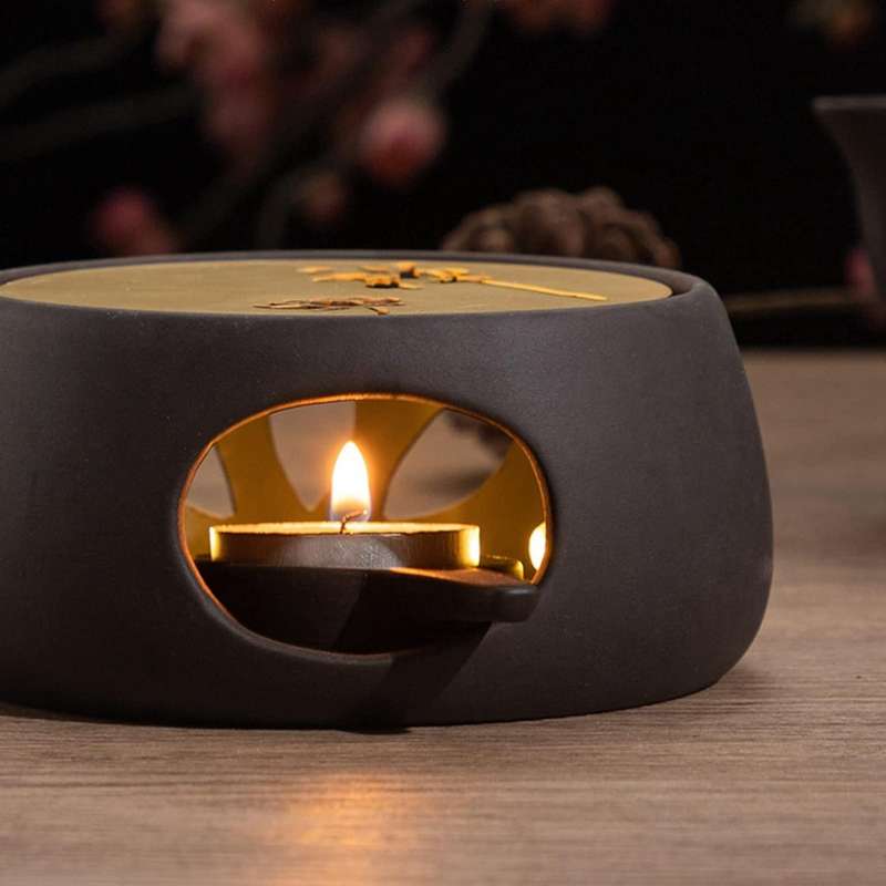 Ceramic Teapot Warmer Holder Base Tea Warmer Insulation Base B