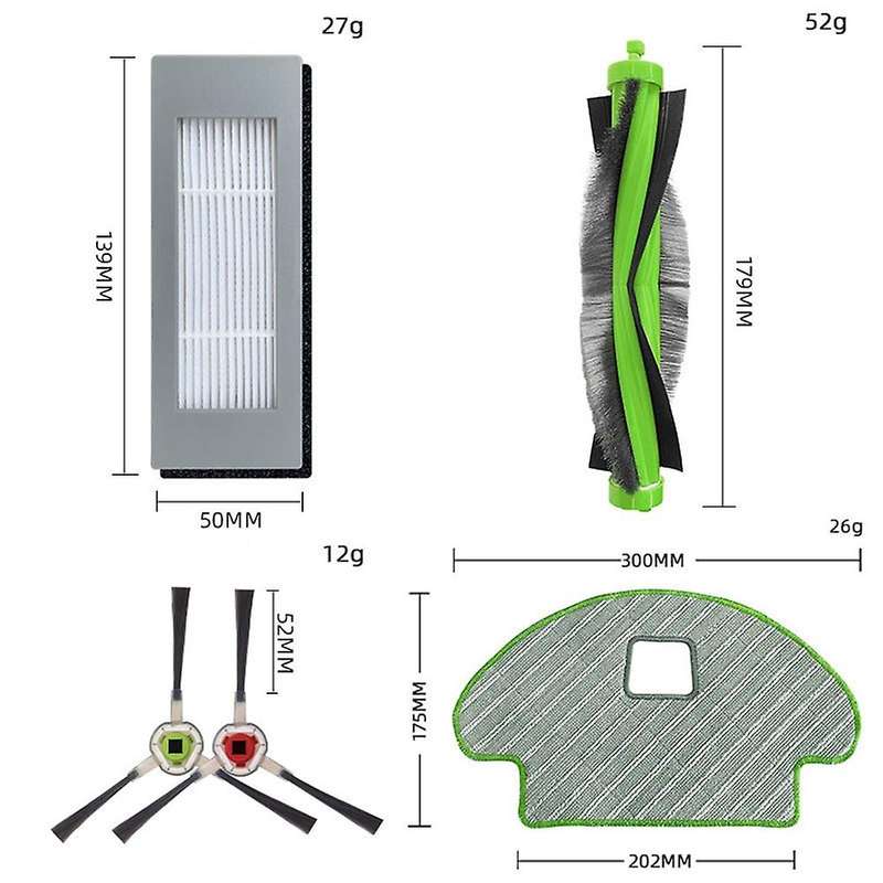 19 Pieces Replacement Accessories for Irobot Roomba Combo 113 R113840
