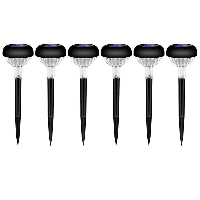 6 Pack Solar Outdoor Lights, Led Solar Powered Garden Lights, Ip65