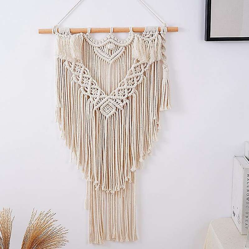 Handmade Woven Boho Wall Hanging Tapestry Bohemian Home Art Decor
