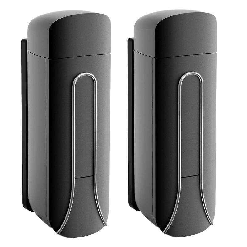 2pcs Wall Mounted Liquid Soap Dispenser 350ml for Kitchen Hotel