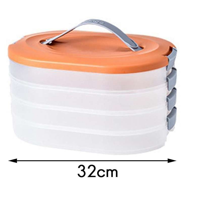 Household Wonton Dumpling Storage Box Multi-layer Food Grade C