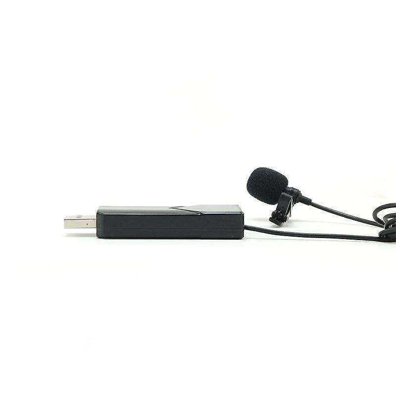 Carlirad Usb Lapel Microphone for Iphone Android Phone Pc Laptop