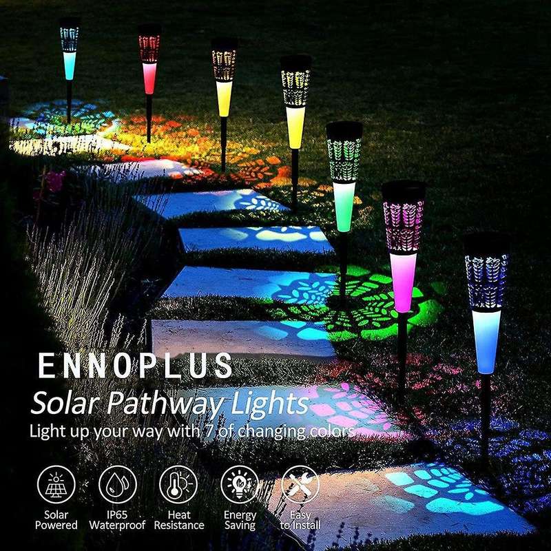 Solar Pathway Lights,waterproof Decor for Garden Path Patio Yard B