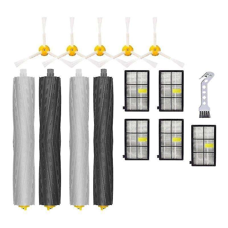 Replacement Roller Brush Side Brush Hepa Filter for Irobot Roomba