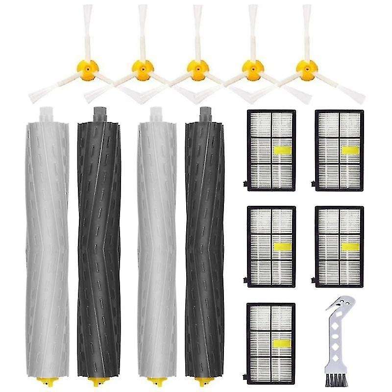 Replacement Roller Brush Side Brush Hepa Filter for Irobot Roomba