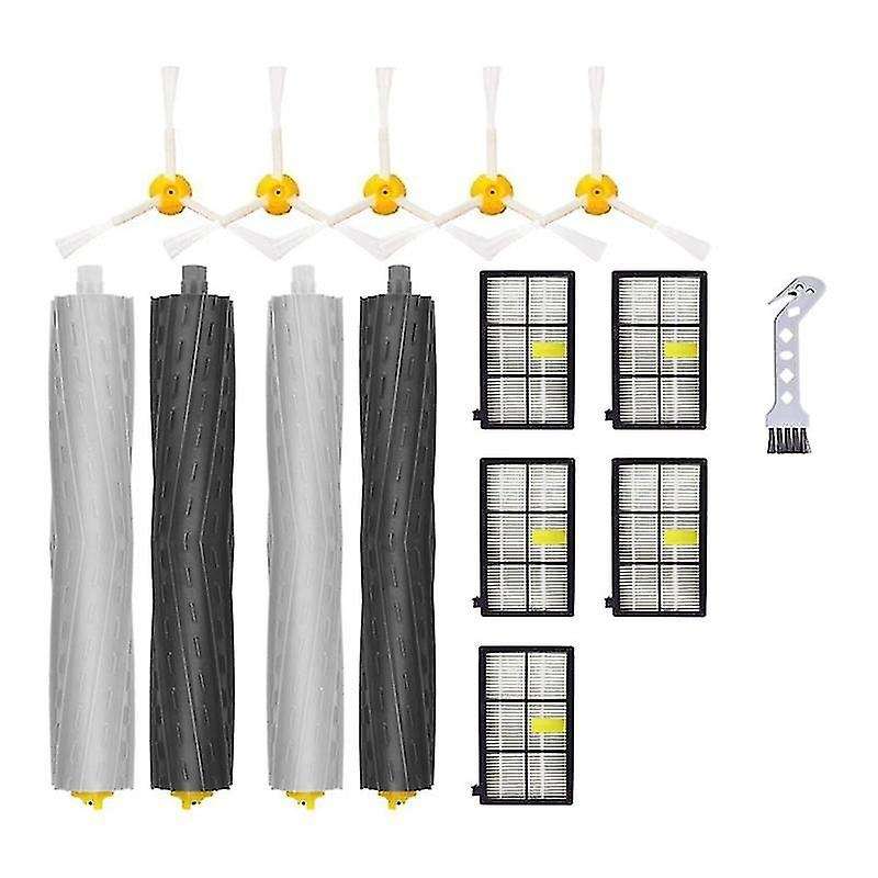 Replacement Roller Brush Side Brush Hepa Filter for Irobot Roomba