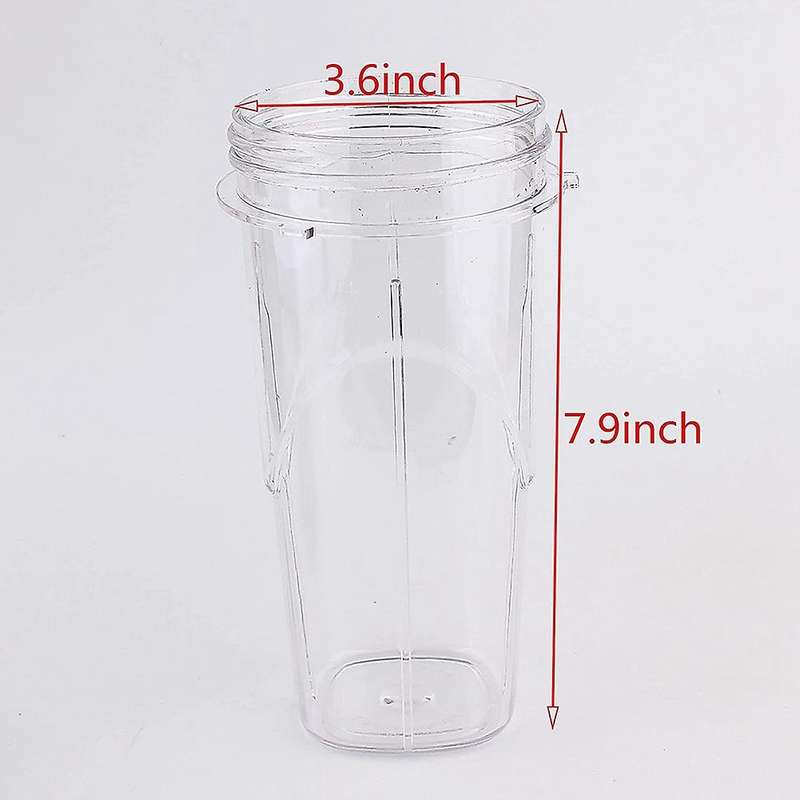 2pack 24oz Blender Cup with Flip Top to Go Lid,for Oster Pro Blenders