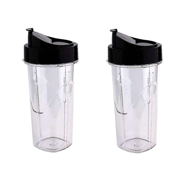 2pack 24oz Blender Cup with Flip Top to Go Lid,for Oster Pro Blenders