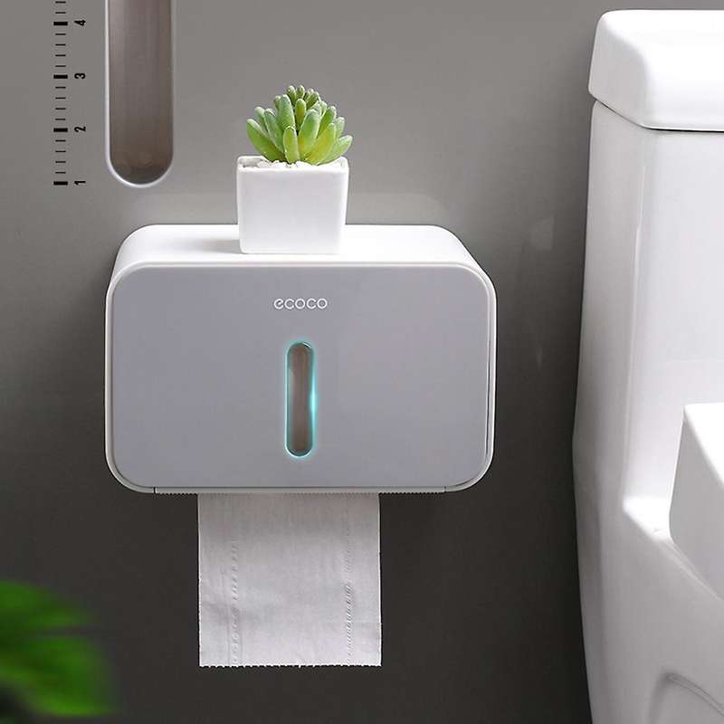 Ecoco Toilet Paper Rack Toilet Free Punching Paper Roll Paper Tube 1