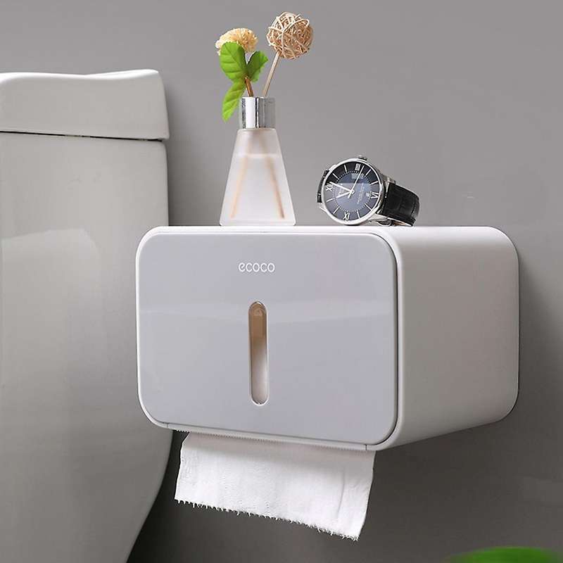 Ecoco Toilet Paper Rack Toilet Free Punching Paper Roll Paper Tube 1