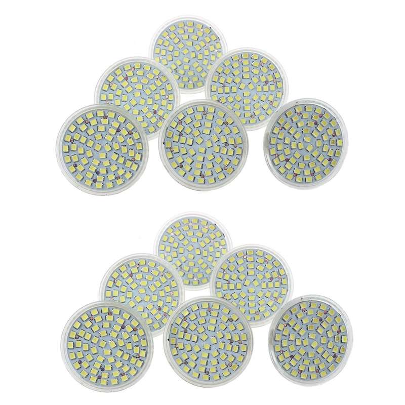 6x Mr16 Gu5.3 White 60 Smd 3528 Led Energy Saving Light Lamp Bulb 12v