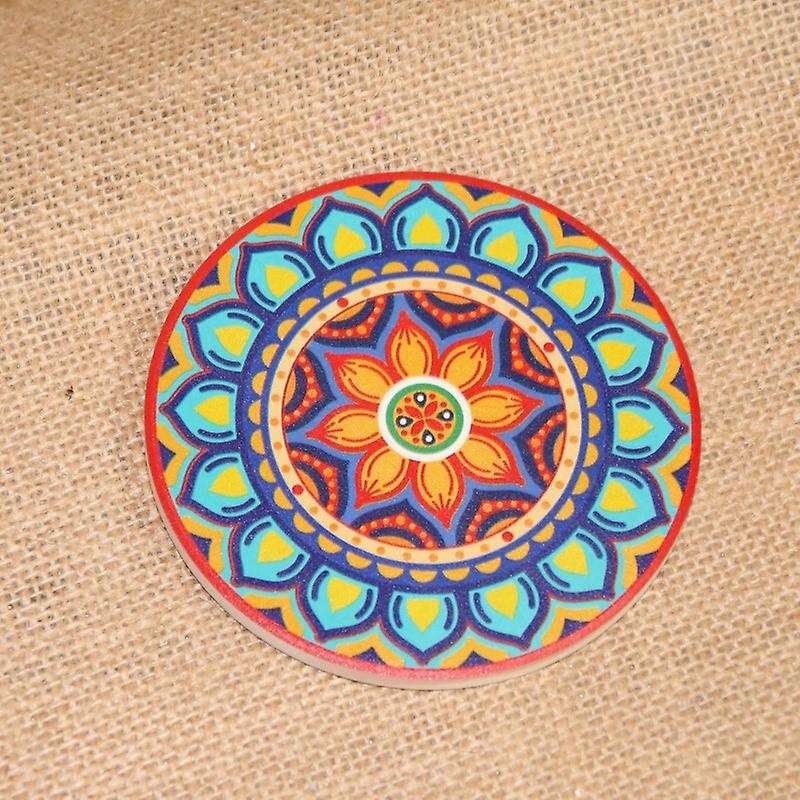 Premium Design Coasters for Glasses Cups Candles On Your Wood Glass