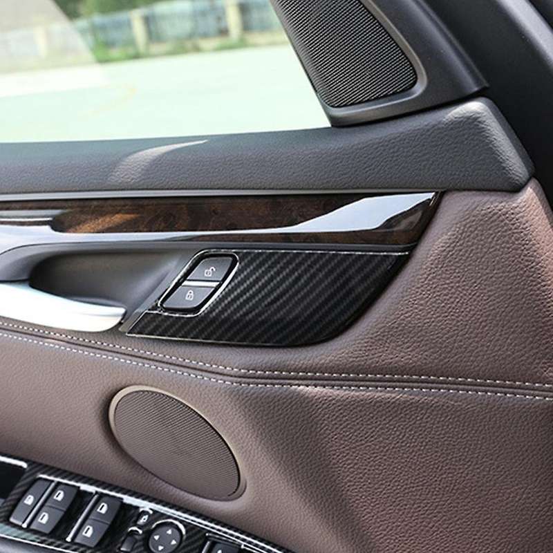 Car Door Lock Handle Bowl Cover Trim For-bmw X5 F15 2014-2018