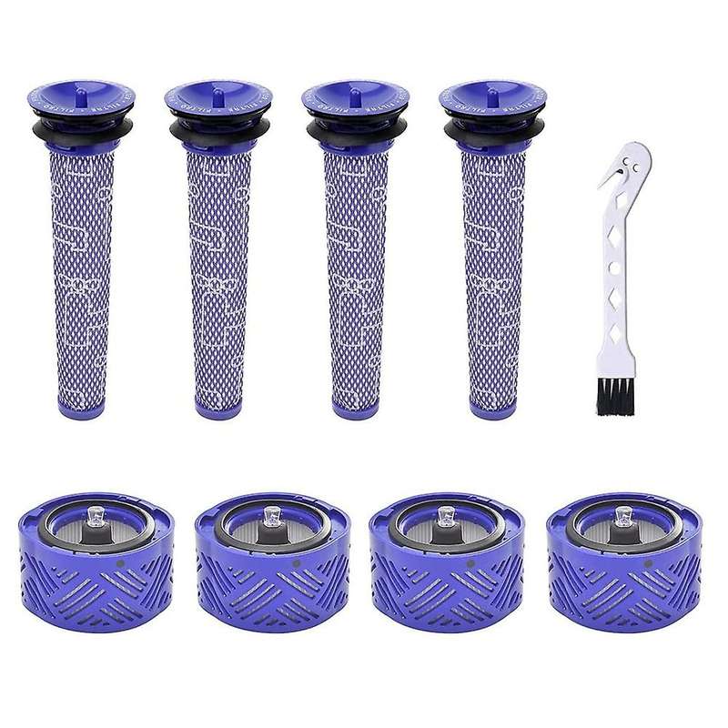 The Vacuum Filter Replacement Kit 4 Post Filter, 4 Pre Filter