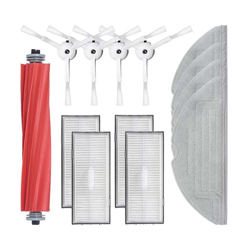 13pcs Replacement Kit for Roborock Main Side Brush Filter Mop Cloth