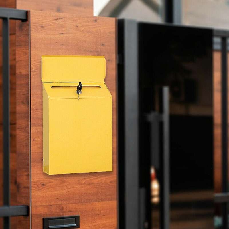 1pcs Modern Mailbox Comment Letter Deposit Suggestion Drop Box B