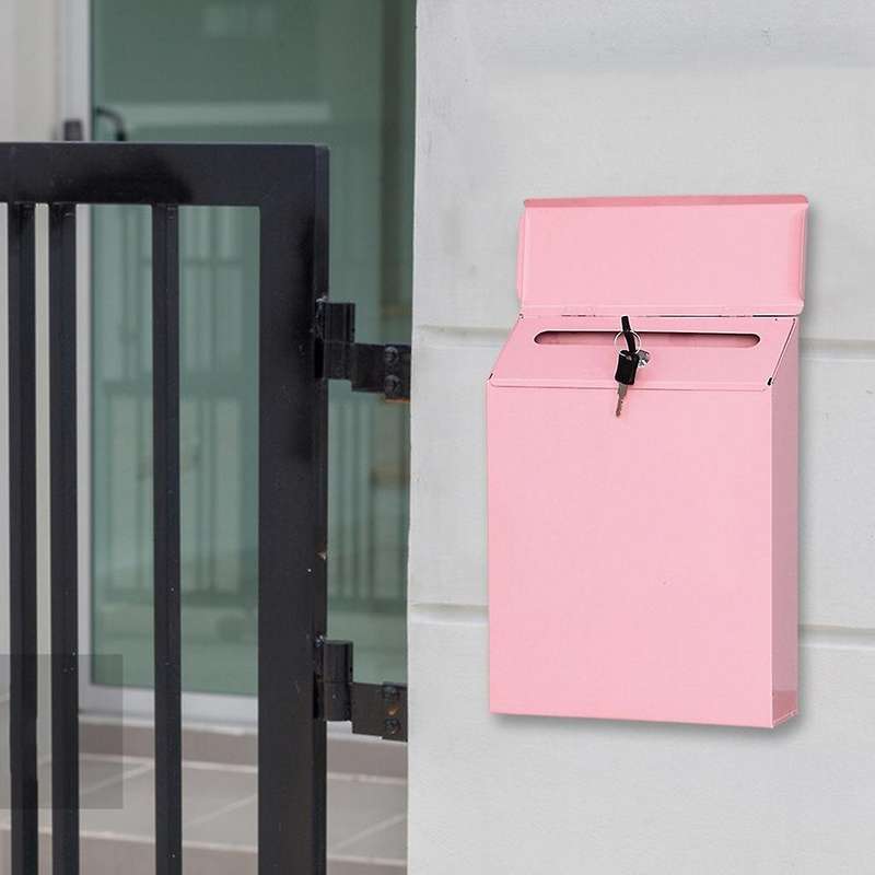 1pcs Modern Mailbox Comment Letter Deposit Suggestion Drop Box B