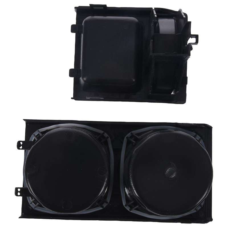 Double Hole Car Front Center Cup Rack/change Box for Bmw E46 Black